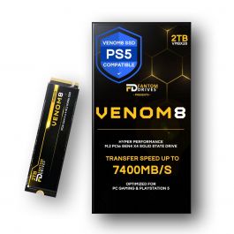 VENOM8 PCIe NVMe Gen4 M.2 2280 Internal SSD - 7400MB/s 